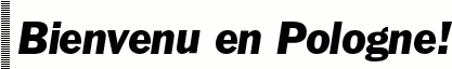 Bienvenu en Pologne